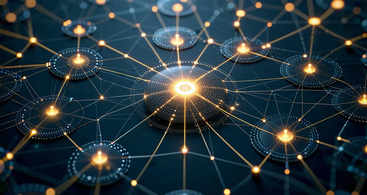 Abstract visualization of Clarito connecting to external business tools and platforms