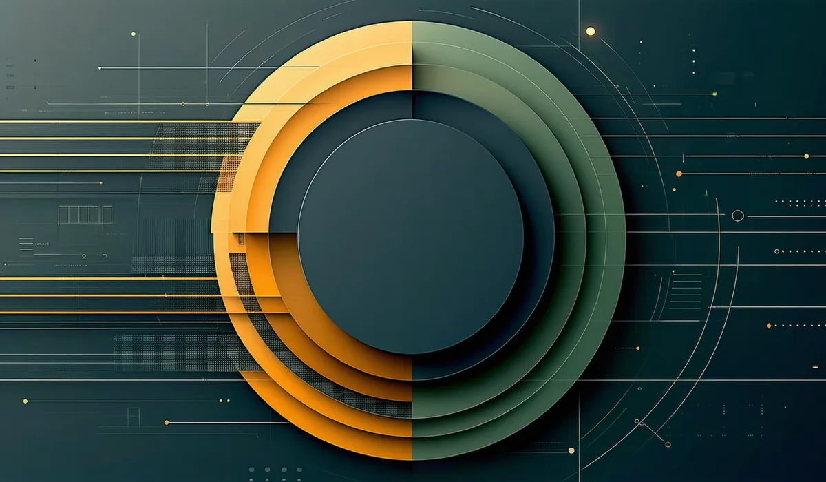 Abstract visualization of security controls and data protection layers